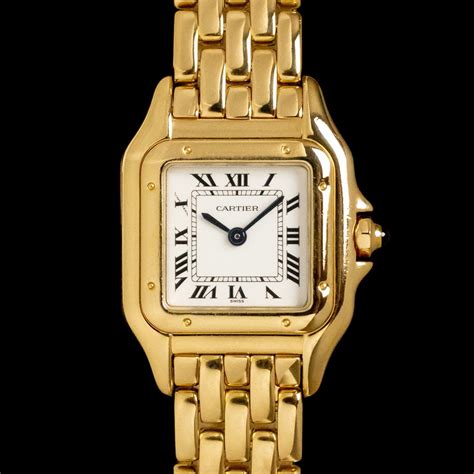 vintage gold cartier watch womens|old cartier watches for sale.